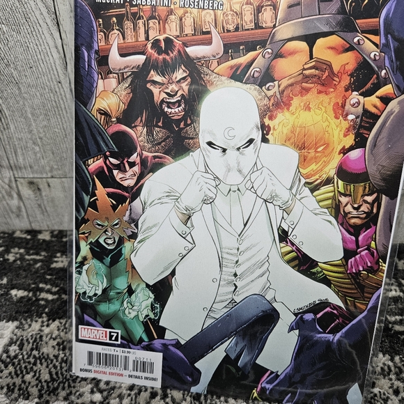 Moon Knight MoonKnight Marvel Comics 7 Comic Book - Picture 3 of 7